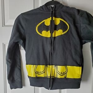 Batman zip up hoodie with mask hood